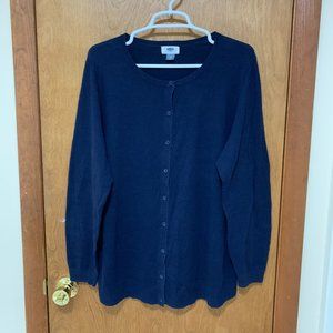 Old Navy Navy Blue Cardigan Sweater, size 2X